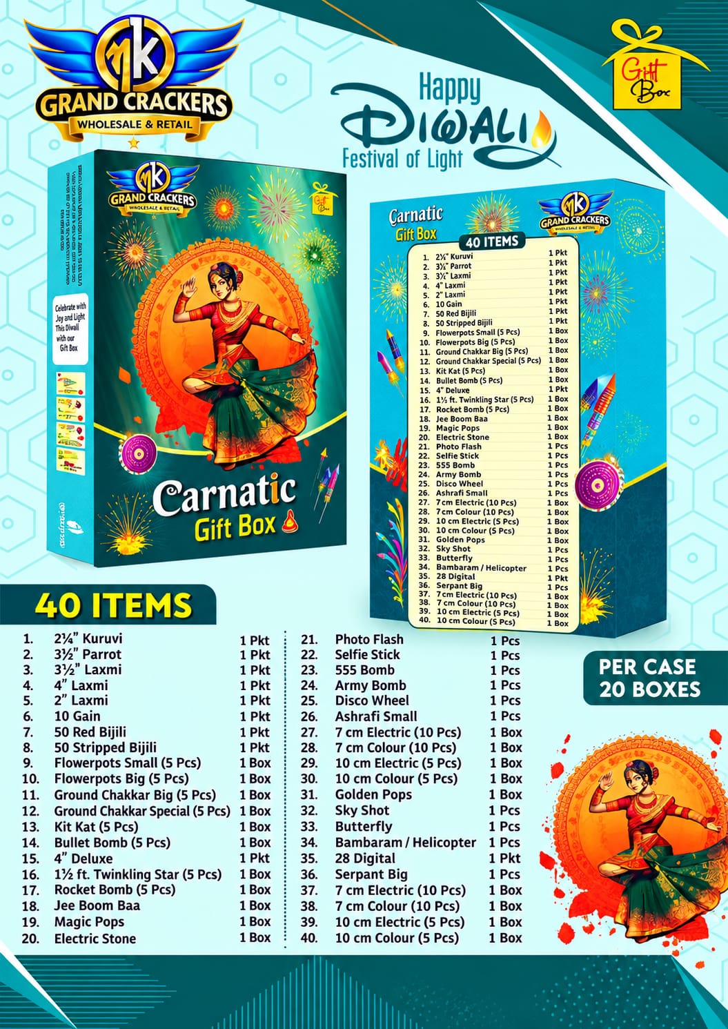 CARNATIC GIFT BOX - 650 ONLY 